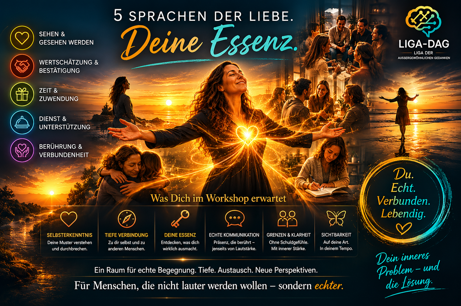 Deine Essenz – 5 Sprachen der Liebe · Workshop Details