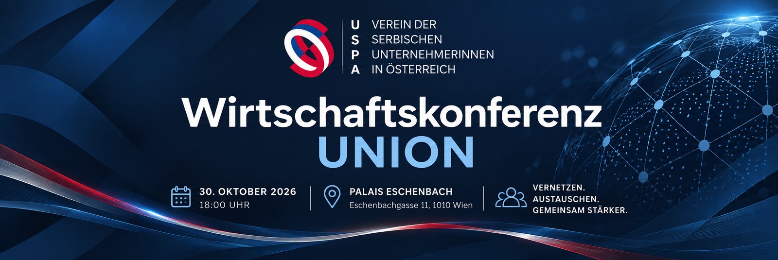 Wirtschaftskonferenz UNION, 30. Oktober 2026, 18:00 Uhr, Palais Eschenbach Wien